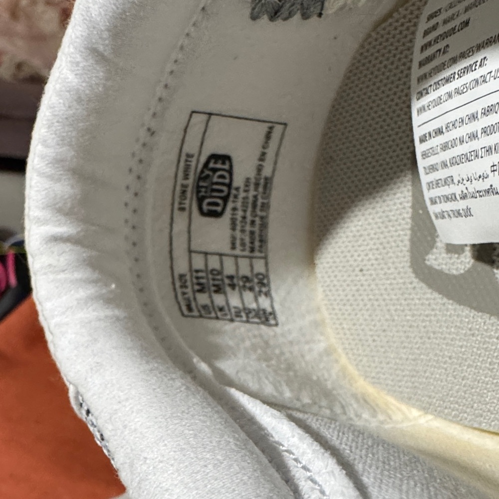 Hey Dude Gray Women's Flats - Picture 4 of 6